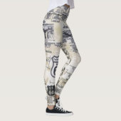 Retro Art-Leggings des Weg-66 Leggings (Rechts)