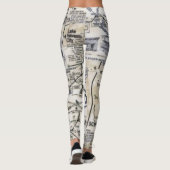Retro Art-Leggings des Weg-66 Leggings (Rückseite)