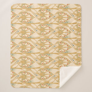 Retro Art Nouveau, abstrakte geometrische Linien. Sherpadecke