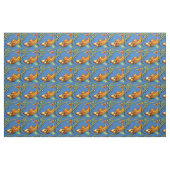 Retro Art Nouveau Koi Fish Pattern Stoff (Yard (91,4 cm))