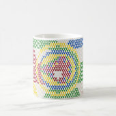 Retro-Art-Nouveau-Muster Kaffeetasse (Mittel)
