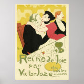 Retro Art Nouveau - Reine de Joie Poster (Vorne)