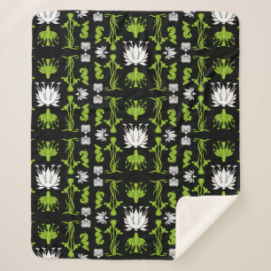 Retro Art Nouveau Wohngestaltung Prints Sherpadecke