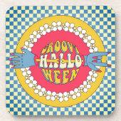 Retro Art Print Getränkeuntersetzer (Vorderseite)