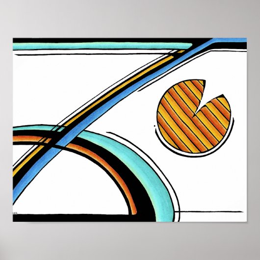 Retro Art Print Poster (Vorne)