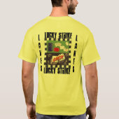 Retro Art-Shirt-glückliche Streik-BowlingBowlers T-Shirt (Rückseite)