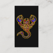 RETRO ART-SKORPIONS-VISITENKARTEN VISITENKARTE (Rückseite)