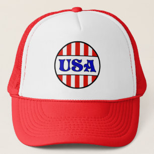Retro Art-T - Shirt USA Truckerkappe