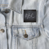 Retro Art Tafel-Tafel-Hintergrund ABCs Button (Beispiel)