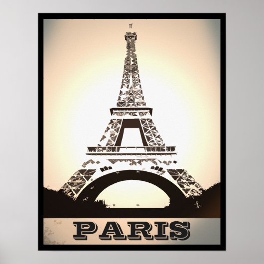 Retro Art Vintag Paris Cover Poster (Vorne)