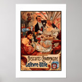 Retro Artist Mucha Image drucken Poster (Vorne)