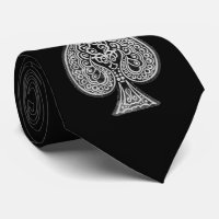 Retro Artistic Poker Ace of Spades Personalisiert