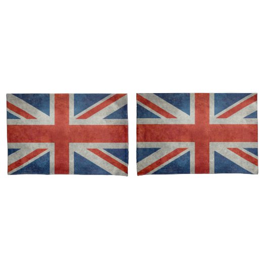 Retro Artkissenbezüge der BRITISCHEN britischen Kissenbezug (Vorderseite-Set)