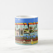 Retro-Ashtabula-Ohio-Gruß-Tasse Kaffeetasse (Mittel)
