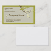 Retro Asiatisch-Inspirierte Einfachheit Visitenkarte (Vorne/Hinten)