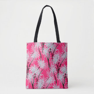 Retro asiatisches Blumenmuster. Tasche