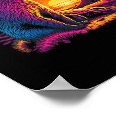 Retro Ästhetische Groundhog 45 Poster (Ecke)