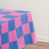 Retro Ästhetische Karton Muster Rosa und Blau Tischdecke (Beispiel)