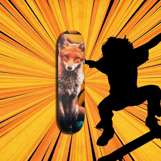 Retro Ästhetische Personalisierte FOX Skateboard