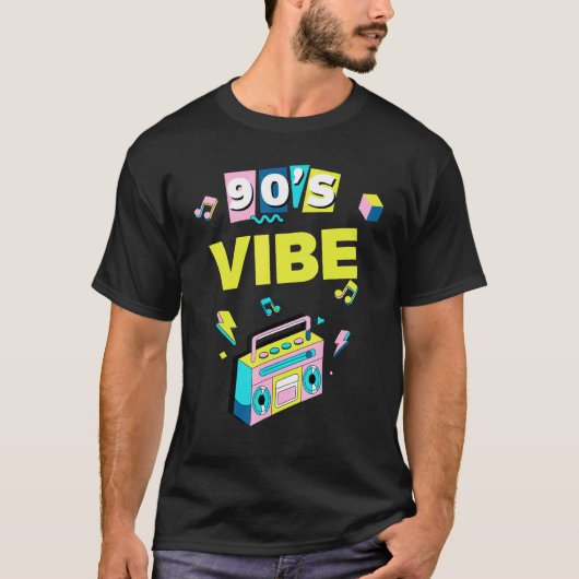 Retro Ästhetisches Party der 90er Jahre Vibe Nosta T-Shirt (Vorderseite)