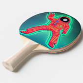 Retro Astronaut Ping Pong Paddle Tischtennis Schläger (Vorderseite)