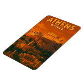 Retro Athen Griechenland Reise Magnet (Linke Seite)