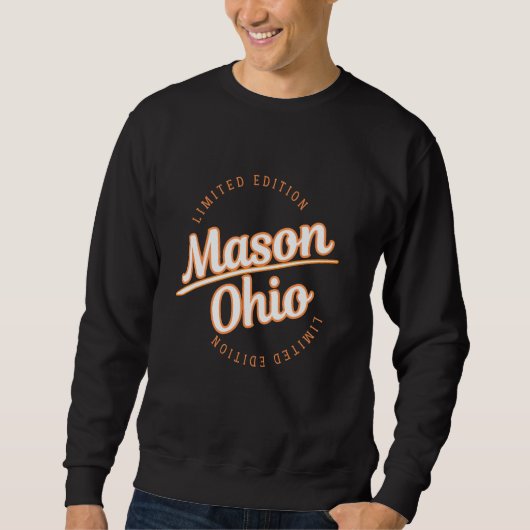 Retro Athletic Mason OH Apparel Sweatshirt (Vorderseite)