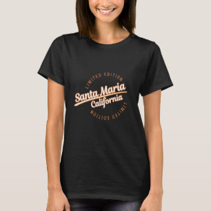 Retro Athletic Santa Maria Cali Apparel T-Shirt