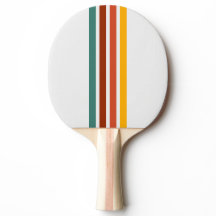 Retro-Athletic-Streifen-Tischtennisschläger