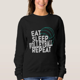 Retro Athletic Volleyball-Mannschaftssport Netz Sp Sweatshirt