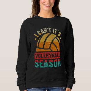 Retro Athletic Volleyball-Mannschaftssport Netz Sp Sweatshirt