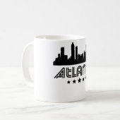 Retro Atlanta-Skyline Kaffeetasse (Vorderseite Links)