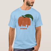 Retro Atlanta Skyline-Männer T-Shirt (Vorderseite)
