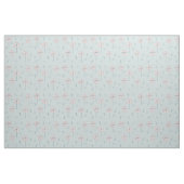 Retro-Atom-Blumen Grün Pink Stoff (Yard (91,4 cm))
