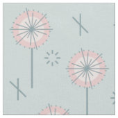 Retro-Atom-Blumen Grün Pink Stoff (Nahaufnahme)