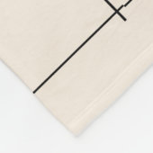 Retro-Atom-Mobile-Muster-Flanelldecke Fleecedecke (Ecke)