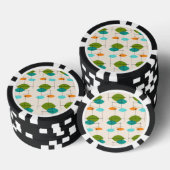 Retro-Atom-Mobile-Muster-Pokerchips Pokerchips (Stapel)