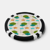 Retro-Atom-Mobile-Muster-Pokerchips Pokerchips (Einzeln)
