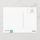 Retro-Atom-Mobile-Muster-Postkarte Postkarte (Rückseite)