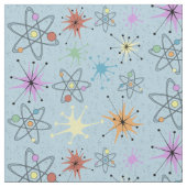 Retro Atom Stoff (Nahaufnahme)