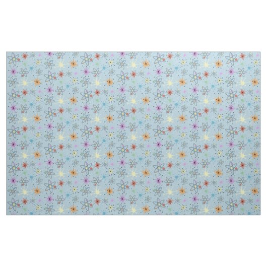 Retro Atom Stoff (Fat Quarter (45,7 x 55,9 cm))