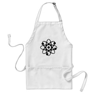 Retro-Atom-Symbol Schürze