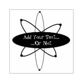 Retro Atoma Age Label Gummi Art Briefmarke Gummistempel (Prägung)