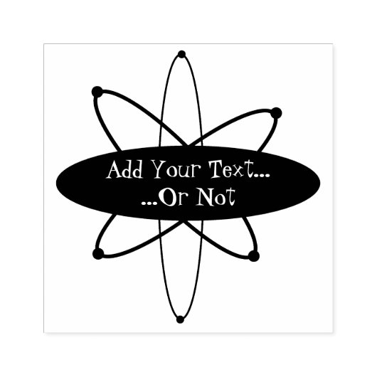 Retro Atoma Age Label Gummi Art Briefmarke Gummistempel (Prägung)