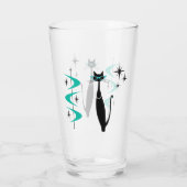 Retro Atoma Era Mitte Jahrhundert Moderne MCM Kitt Glas (Rückseite)