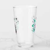 Retro Atoma Era Mitte Jahrhundert Moderne MCM Kitt Glas (Rechts)