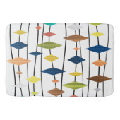 Retro Atomage Art Diamonds 1 Badematte (Vorderseite)