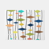 Retro Atomage Art Diamonds 1 Fußmatte (Vorderseite)