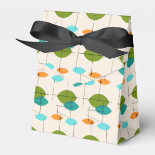 Retro-Atomar-Muster-Gunst-Box Geschenkschachtel