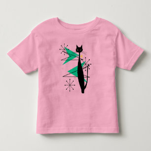 Retro Atomära-Mitte des Jahrhunderts moderne cool Kleinkind T-shirt